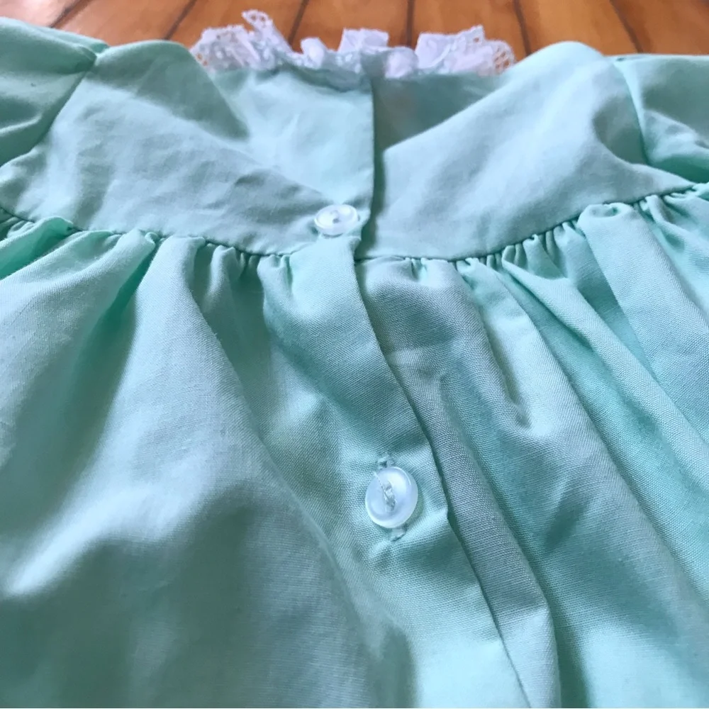 Vintage Rosalina Smocked Dress Size 22” - Picture 7 of 11